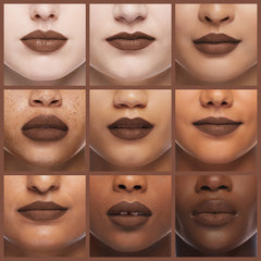Ruby Kisses Auto Lip Liner Expresso creamy texture glides on for comfortable definition.
