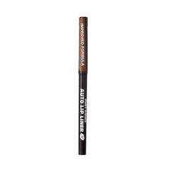 Ruby Kisses lip liner Cappuccino application showcases seamless twist-up convenience.