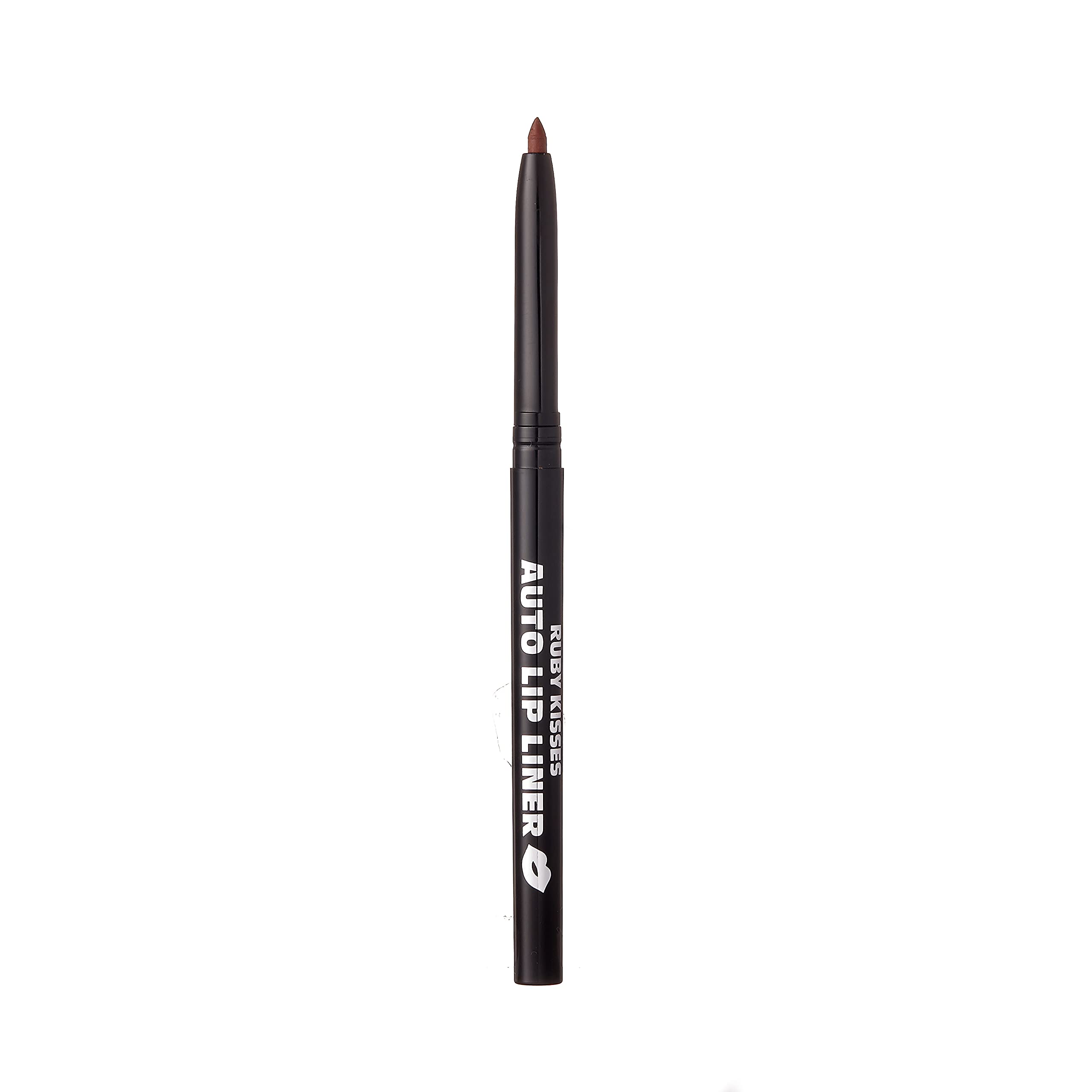 Ruby Kisses Cappuccino lip liner rich pigmentation for defined edges.