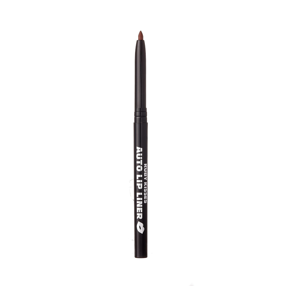 Ruby Kisses Cappuccino lip liner rich pigmentation for defined edges.