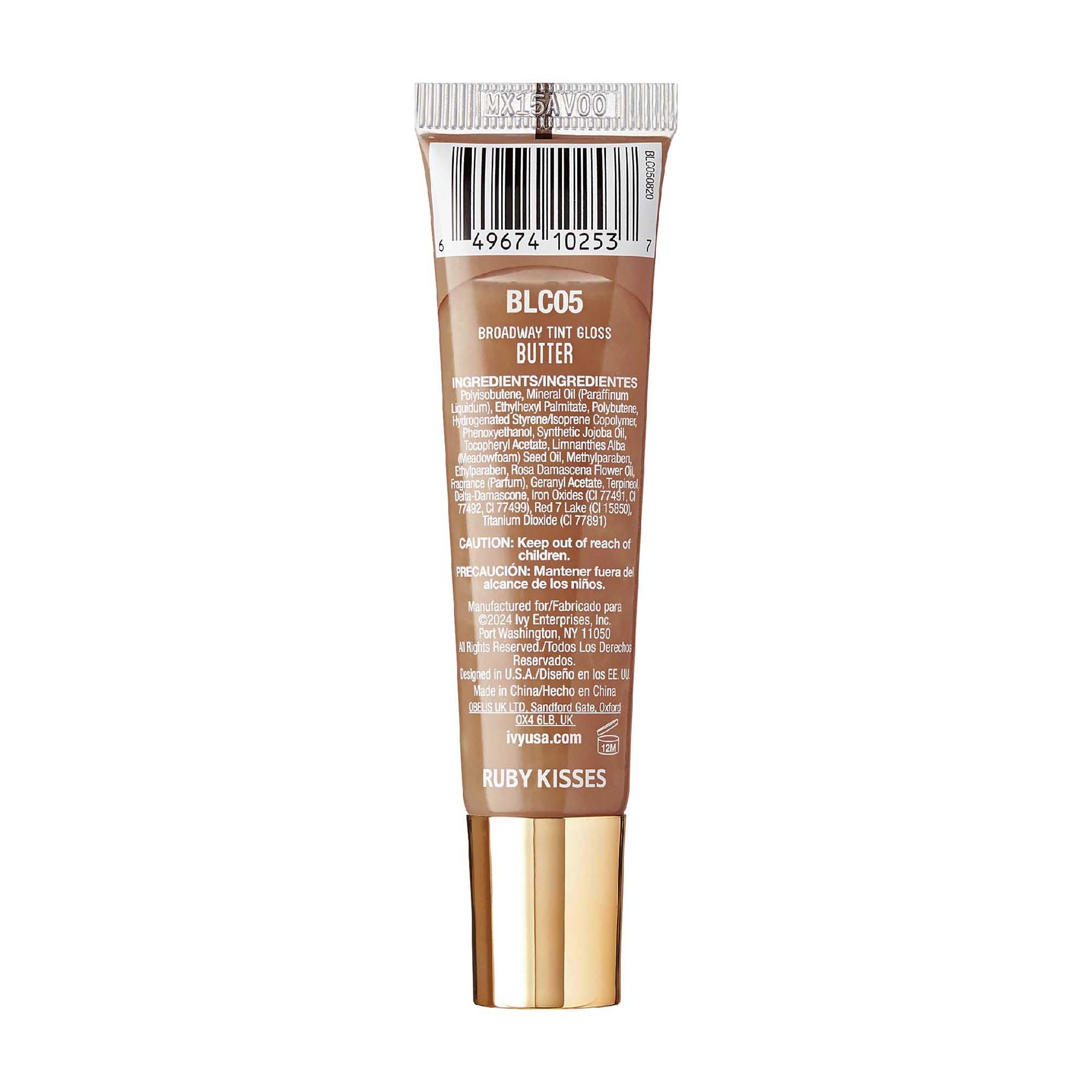Daily-use portrait of Ruby Kisses Broadway Vita-Lip gloss routine