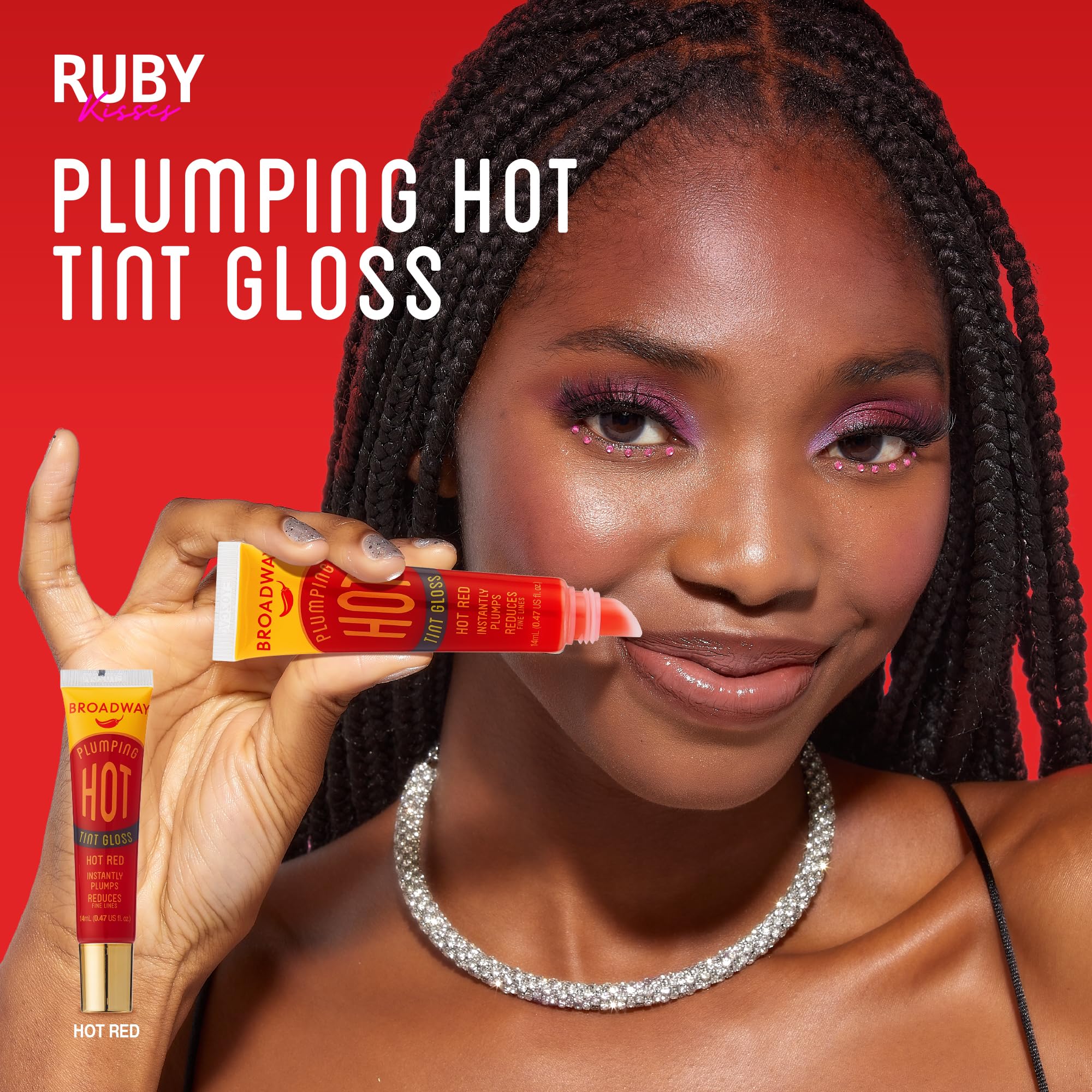 Ruby Kisses Broadway Vita-Lip Gloss delivers high shine that lasts