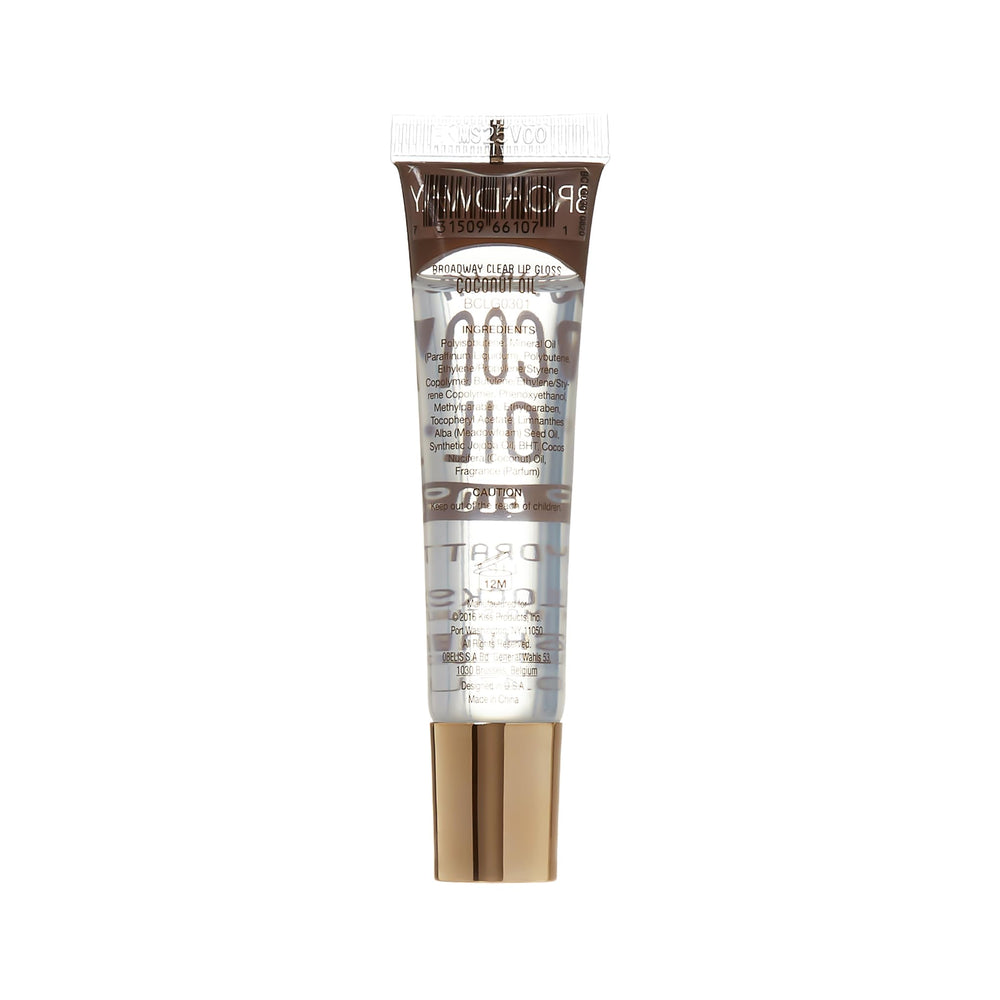 Ruby Kisses Broadway Vita-Lip gloss lightweight gel texture for easy wear.