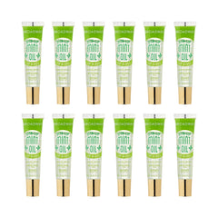 Ruby Kisses Broadway Vita-Lip gloss mint oil bottle shows cooling hydration for daily wear