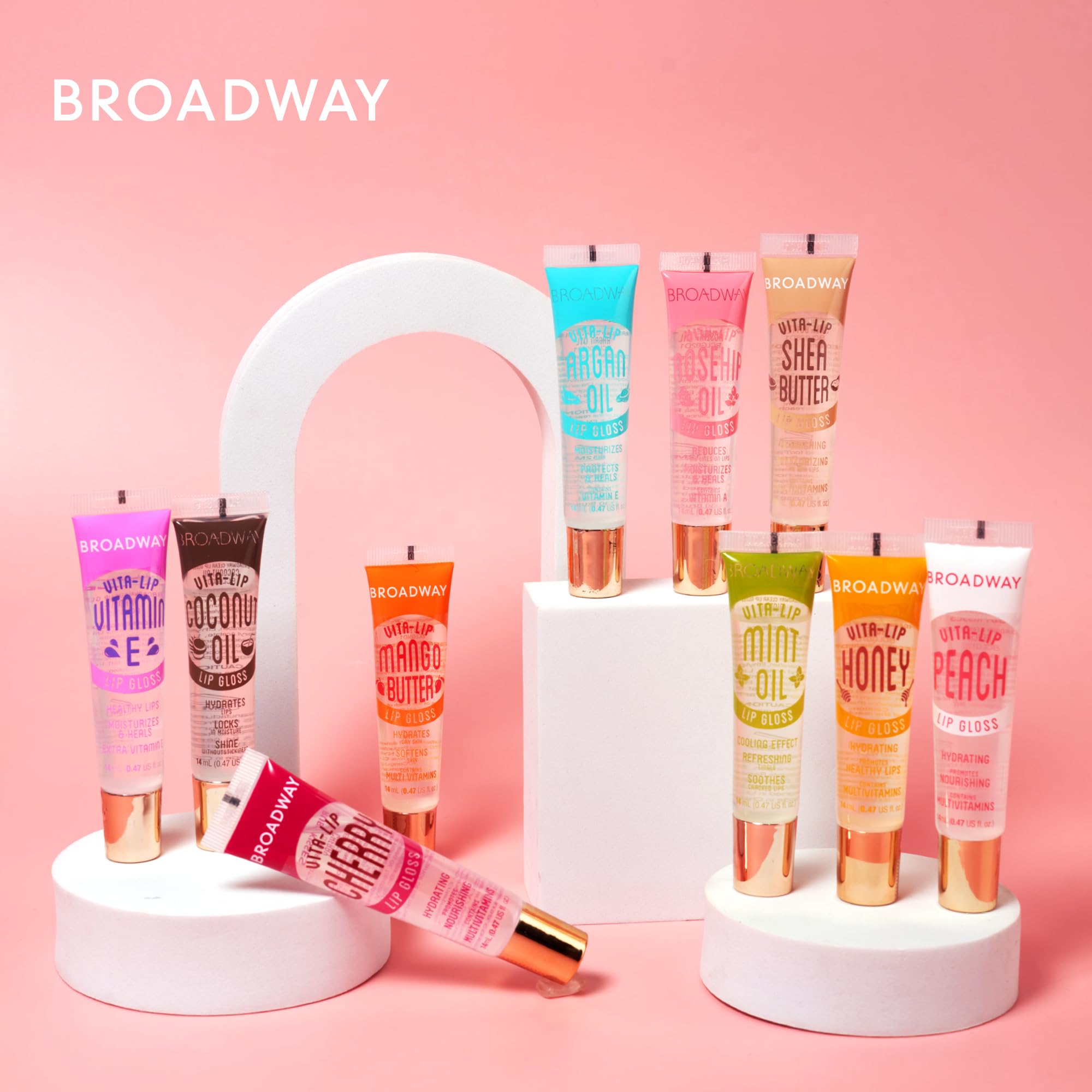 Ruby Kisses Broadway Vita-Lip is ideal for daily use and topping lipstick.