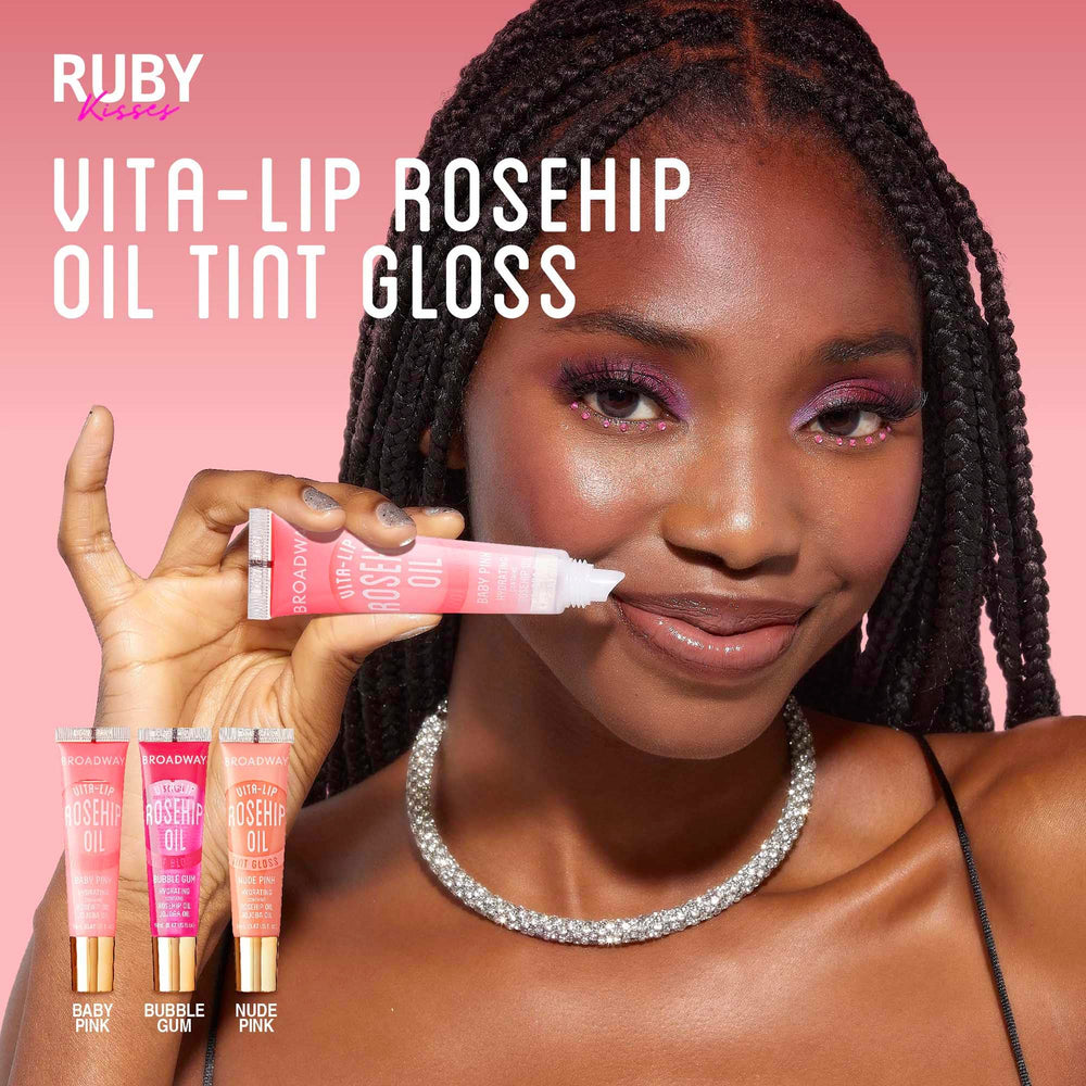 Vitamin‑rich Vita-Lip formula shown by Ruby Kisses Broadway