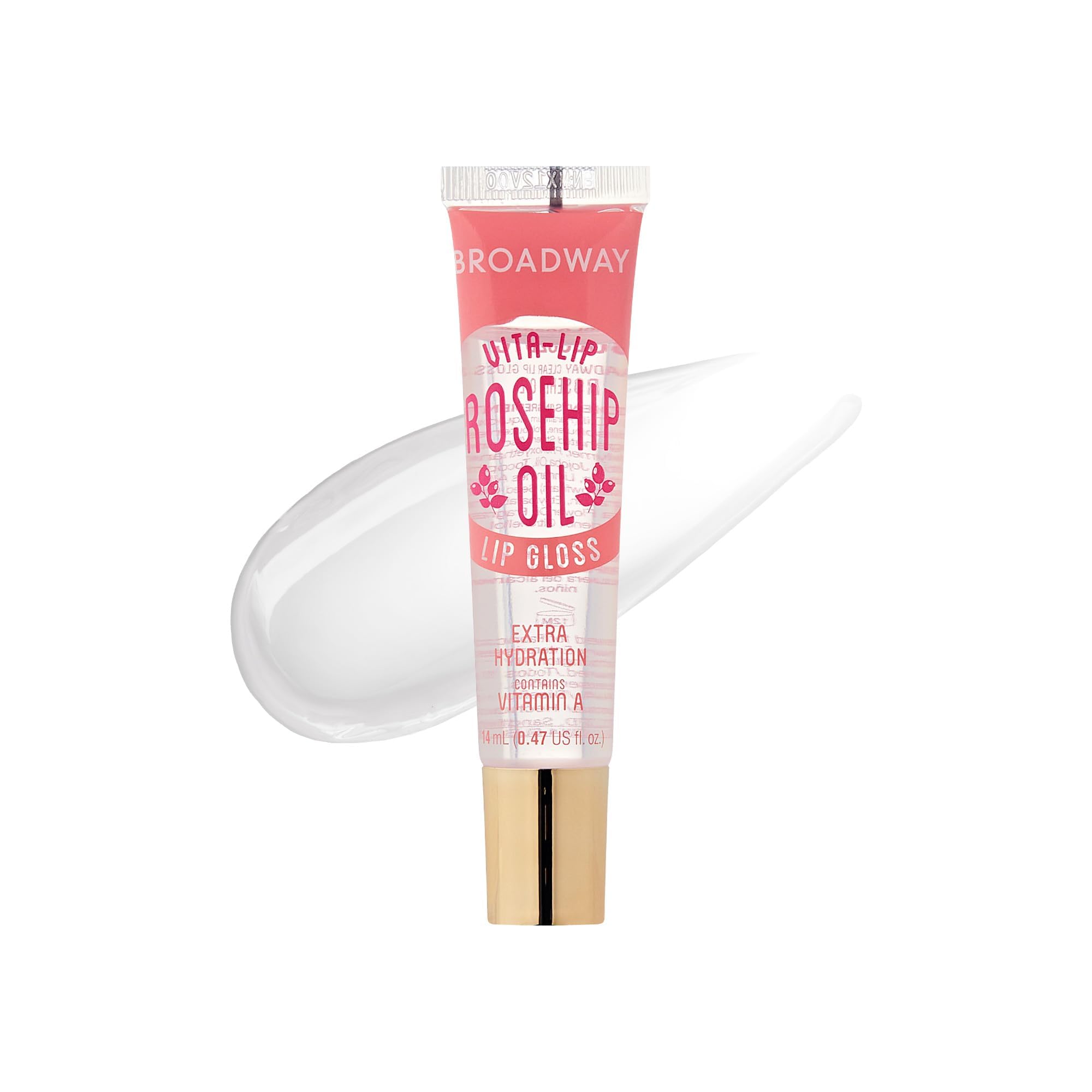 Rosehip oil benefits visible in glossy, smooth lips