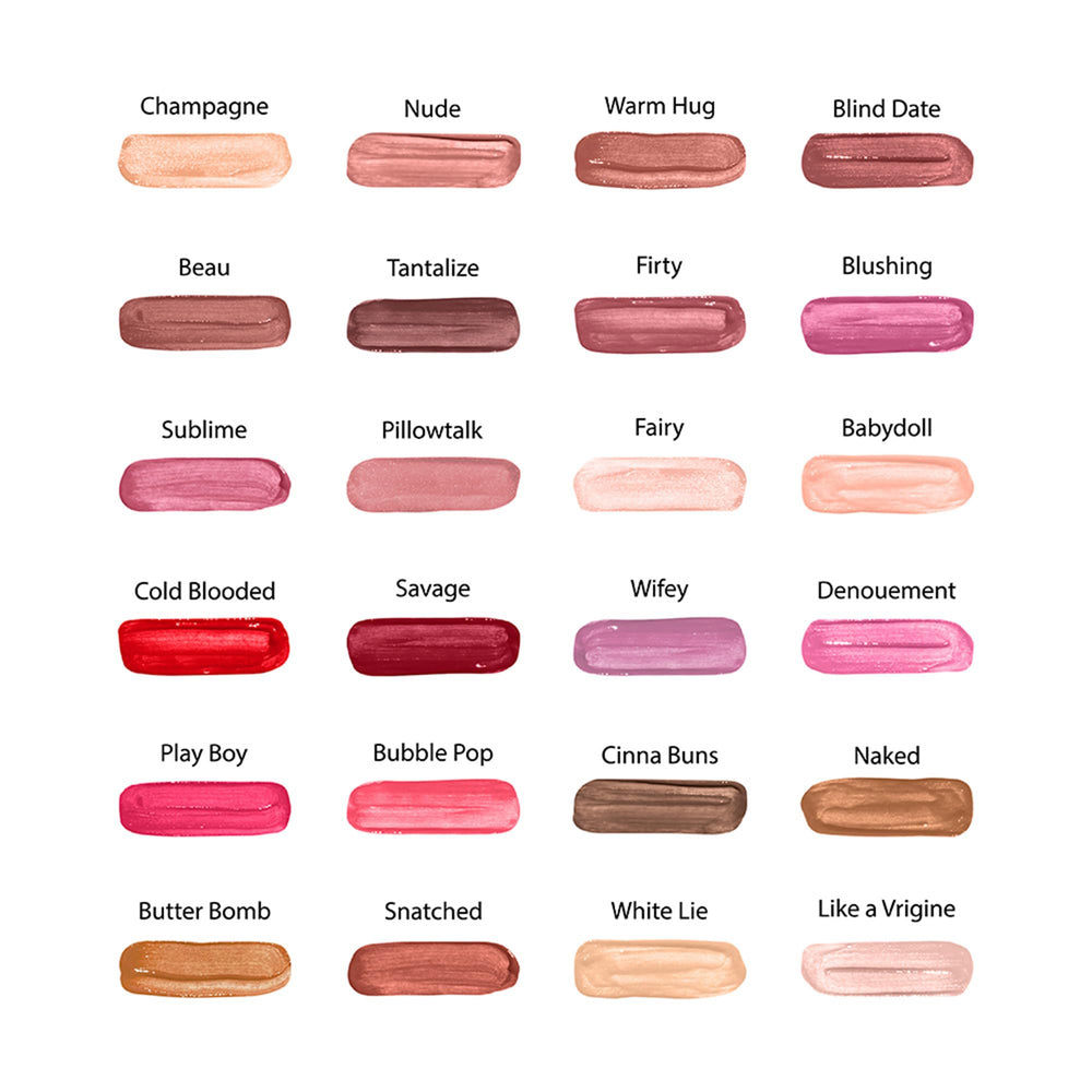 Ruby Kisses Butter Bomb Gloss with holiday gift styling appeals as a treat.