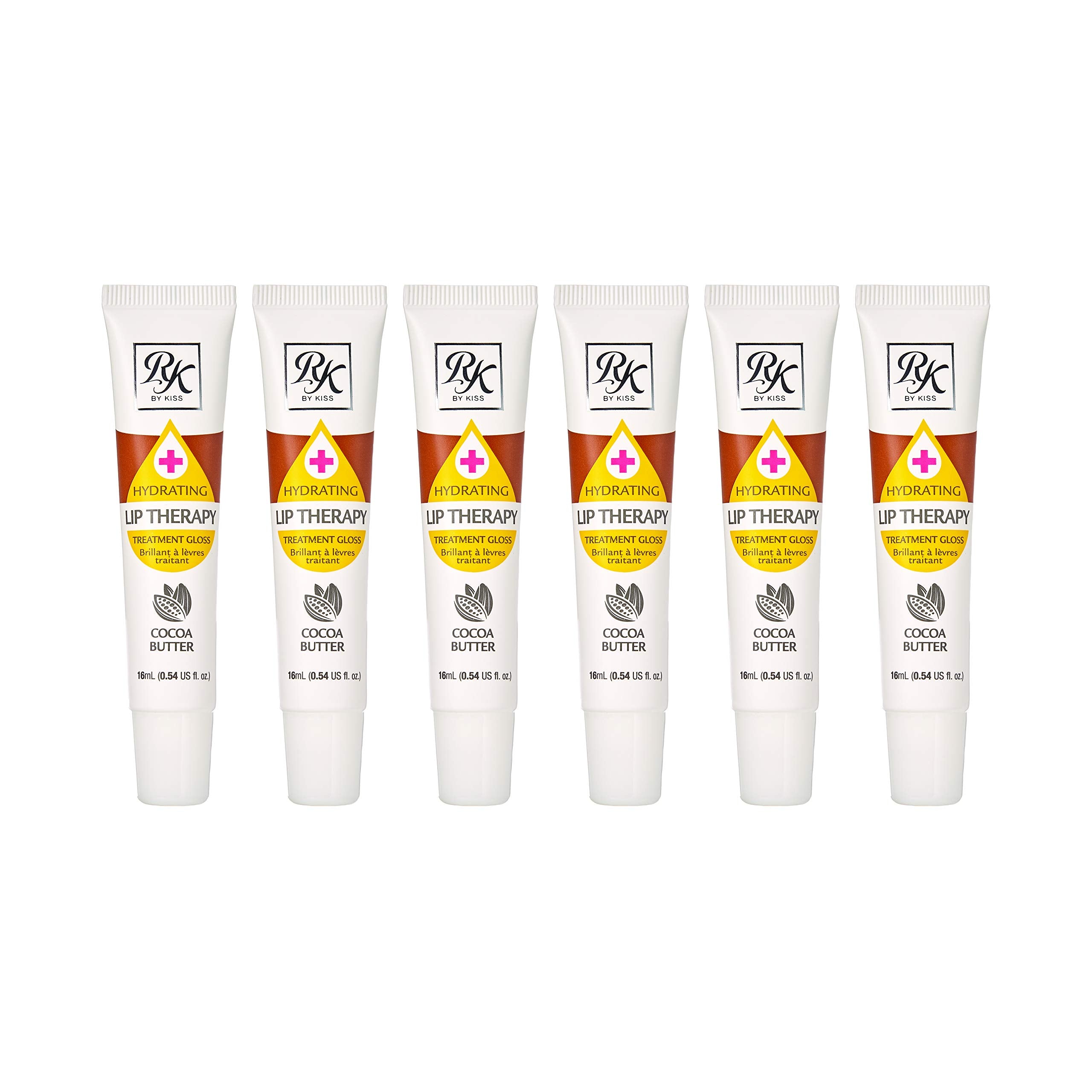 Ruby Kisses Hydrating Lip Therapy Gloss Cocoa Butter bottle provides deep moisture
