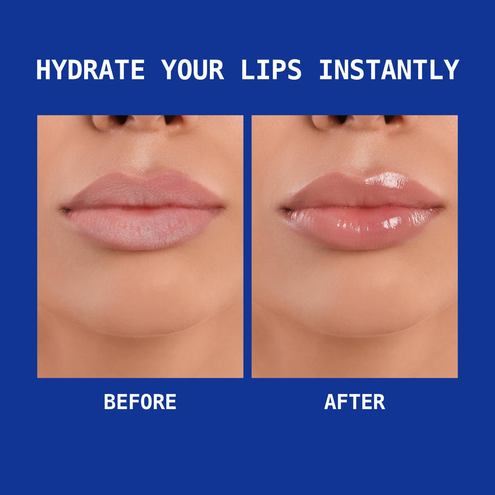 Ruby Kisses Lip Oil packaging view emphasizing compact, travel-friendly design