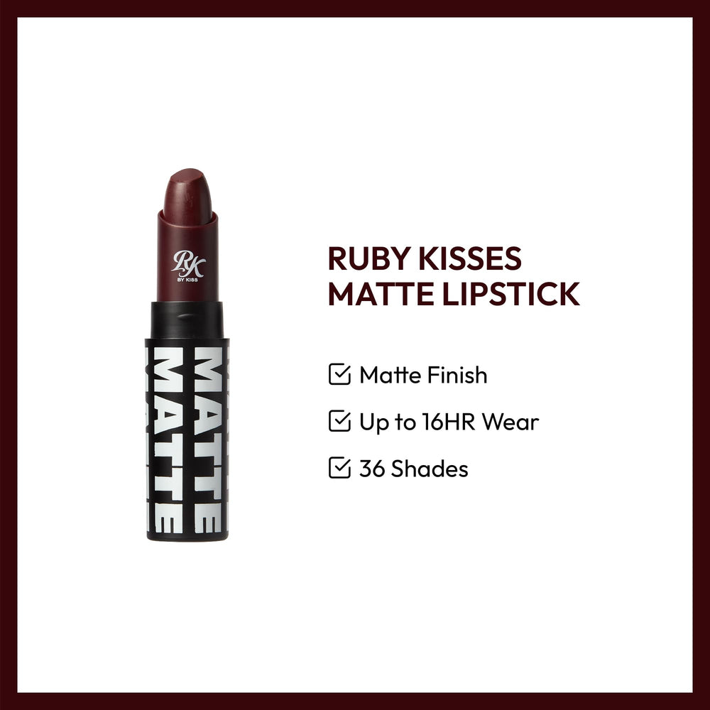Ruby Kisses Berry Bossy smooth application demonstrates easy glide and even color