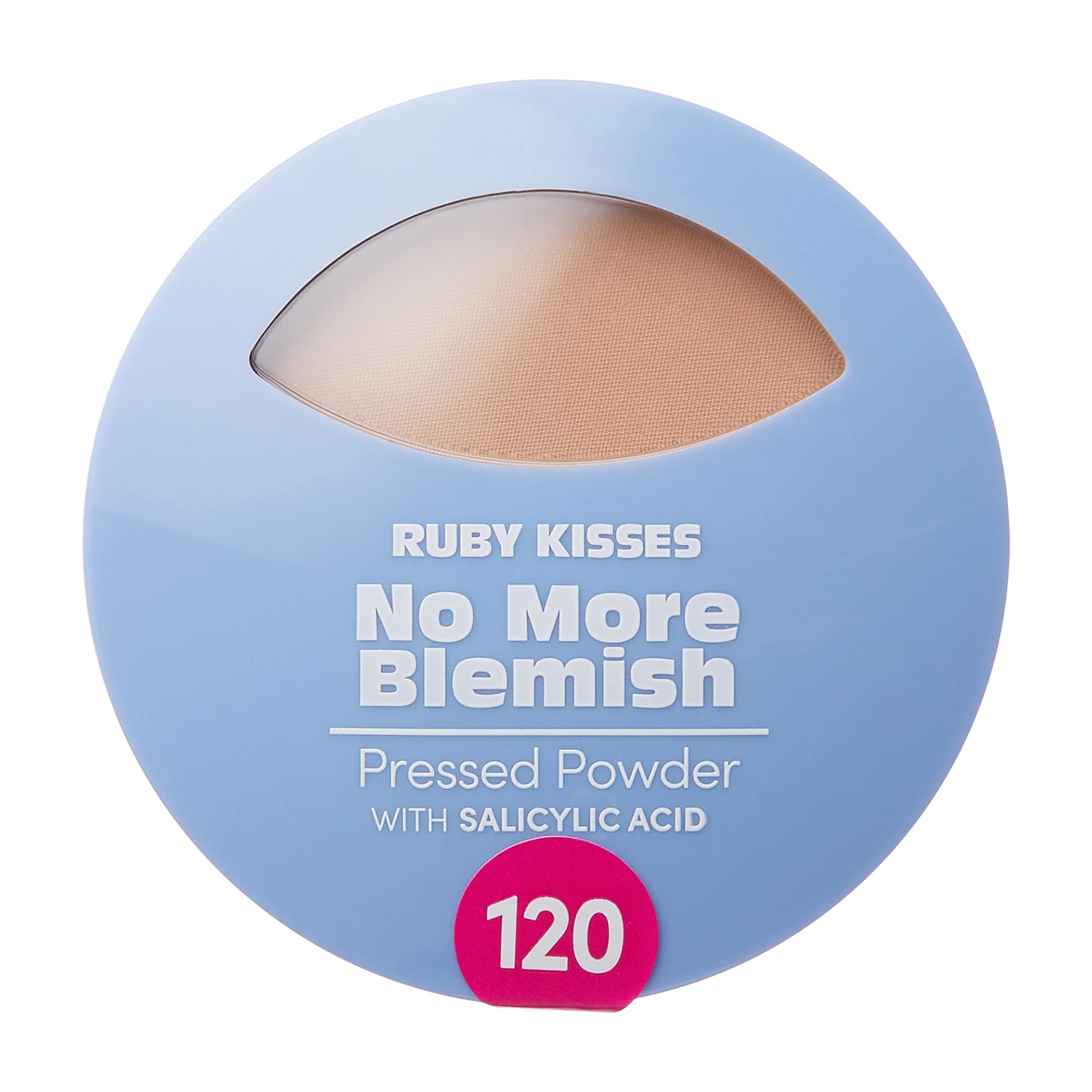 Ruby Kisses No More Blemish Powder compact for full coverage and shine control.