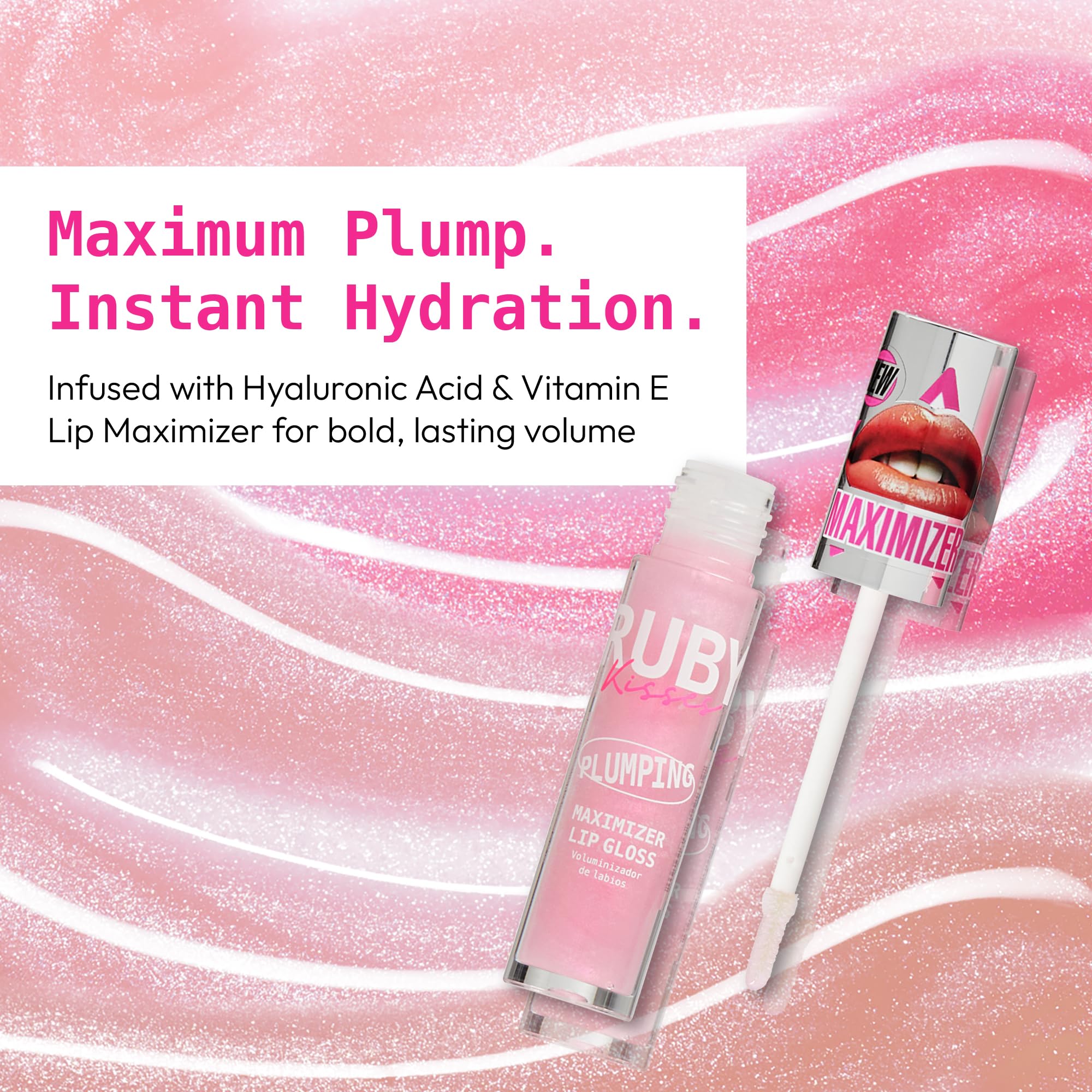 Avocado oil in Ruby Kisses gloss supplies nourishing moisture for shine.