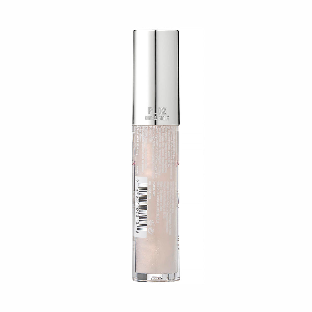 Ruby Kisses Dreamsicle swatches reveal shimmer, color payoff, and glassy shine.