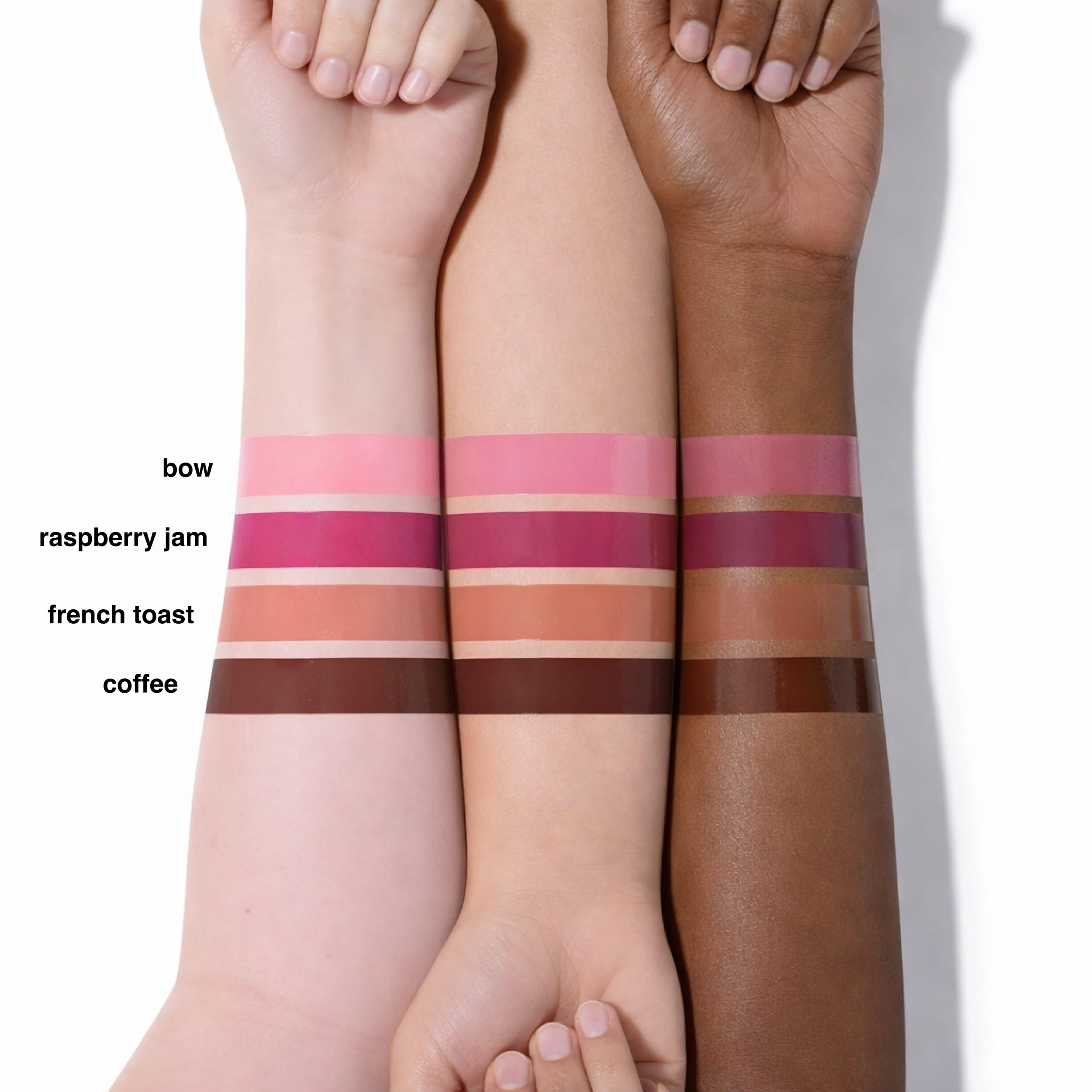 Ruby & Millie multicolor pack graphic highlighting versatile lip care options