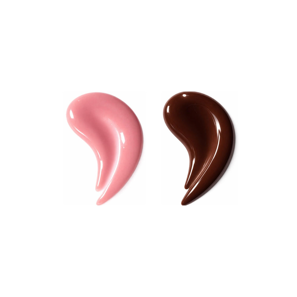 Ruby & Millie Peptide Lip Tint bottle with brush provides glossy color.