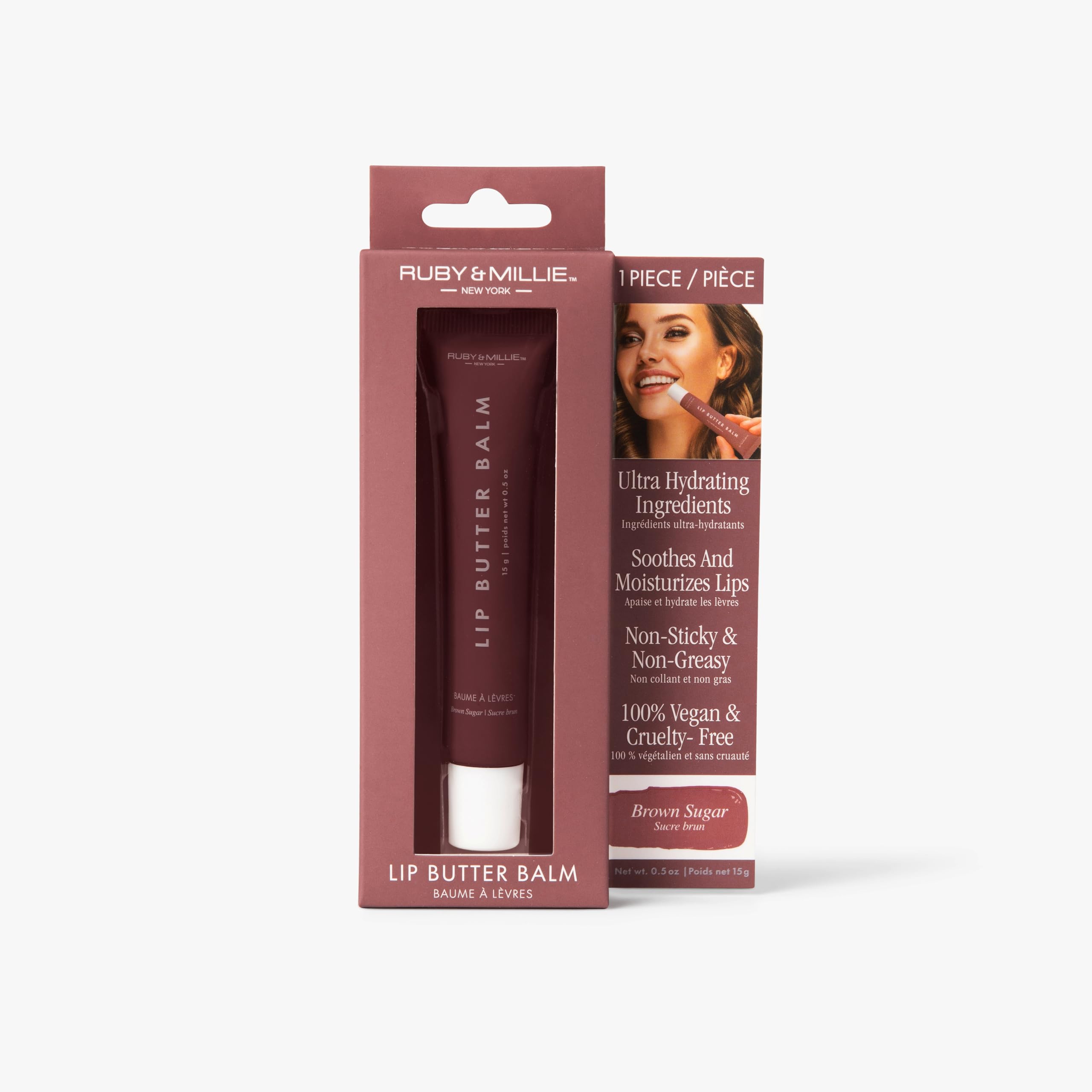 Ruby & Millie precision silicone applicator enables tidy color application.