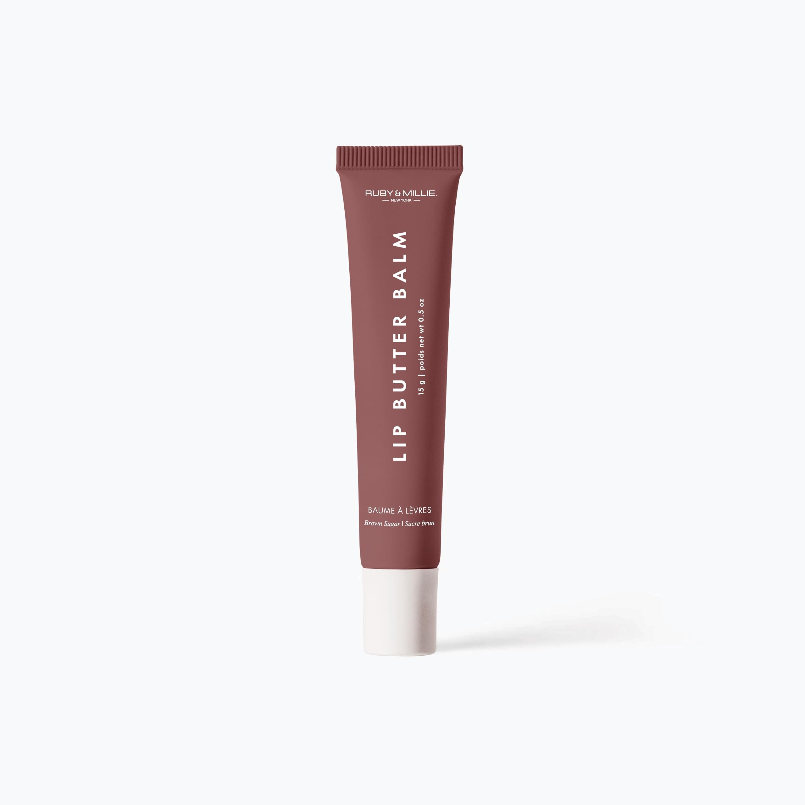 Ruby & Millie vegan cruelty-free icon signals clean beauty formula.