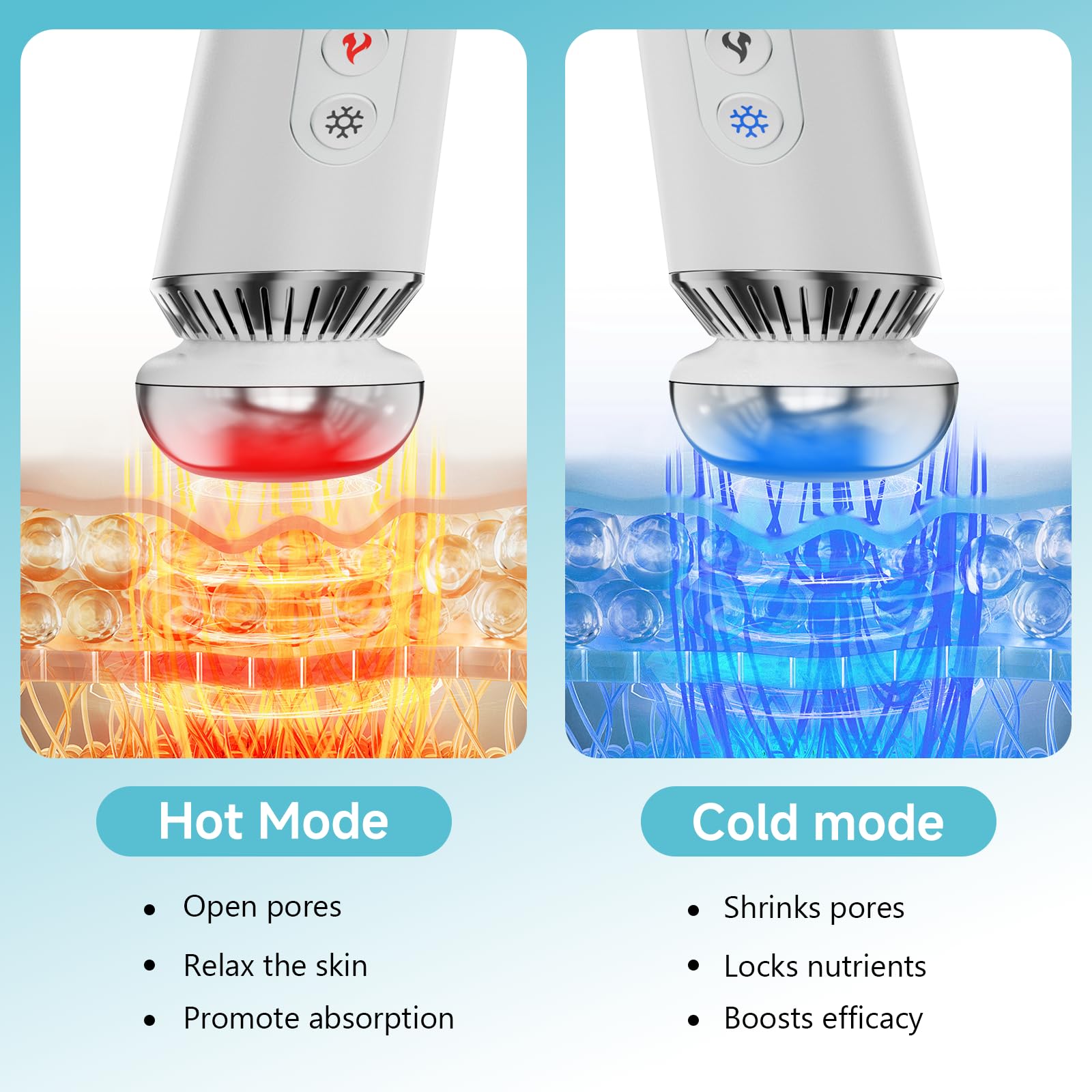 Ructmou Eye Care Wand hot therapy mode for enhanced product absorption
