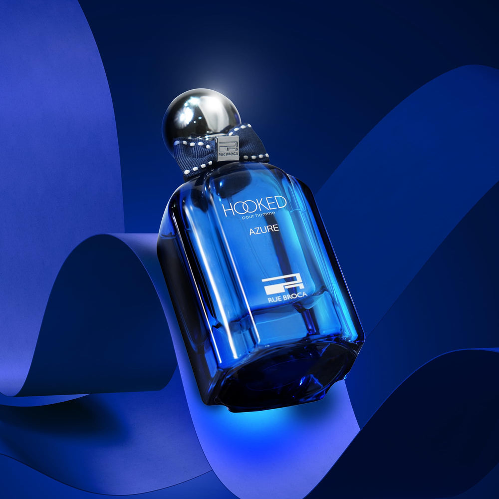Rue Broca Hooked Azure gift box communicates a luxurious, thoughtful present for him.