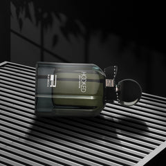 Rue Broca Hooked Pour Homme amber tones suggesting warmth and signature scent.