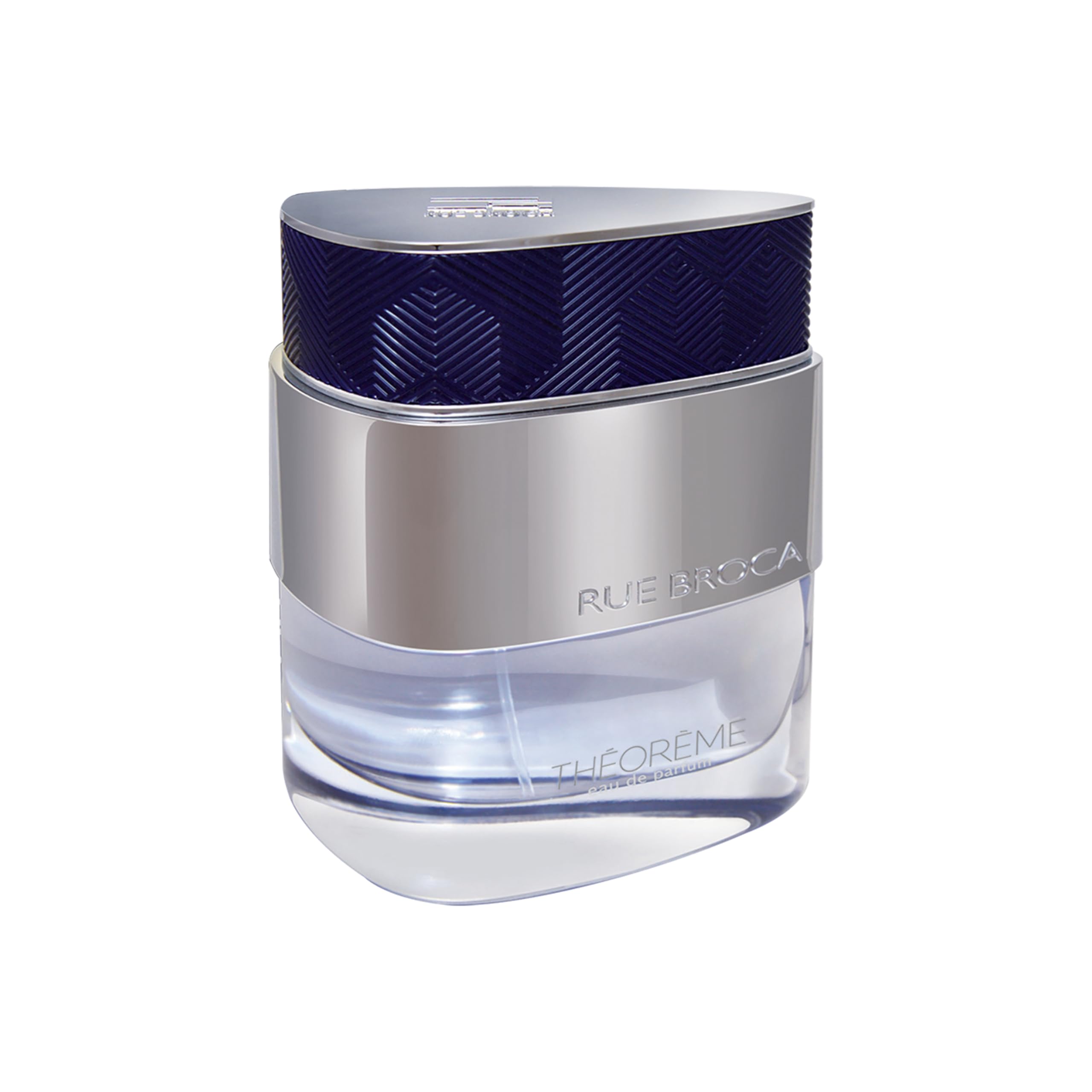Rue Broca Theoreme bottle front highlights a bold design for daily wear.