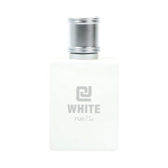 Rue 21 CJ White Cologne bottle with spray pour for everyday freshness.
