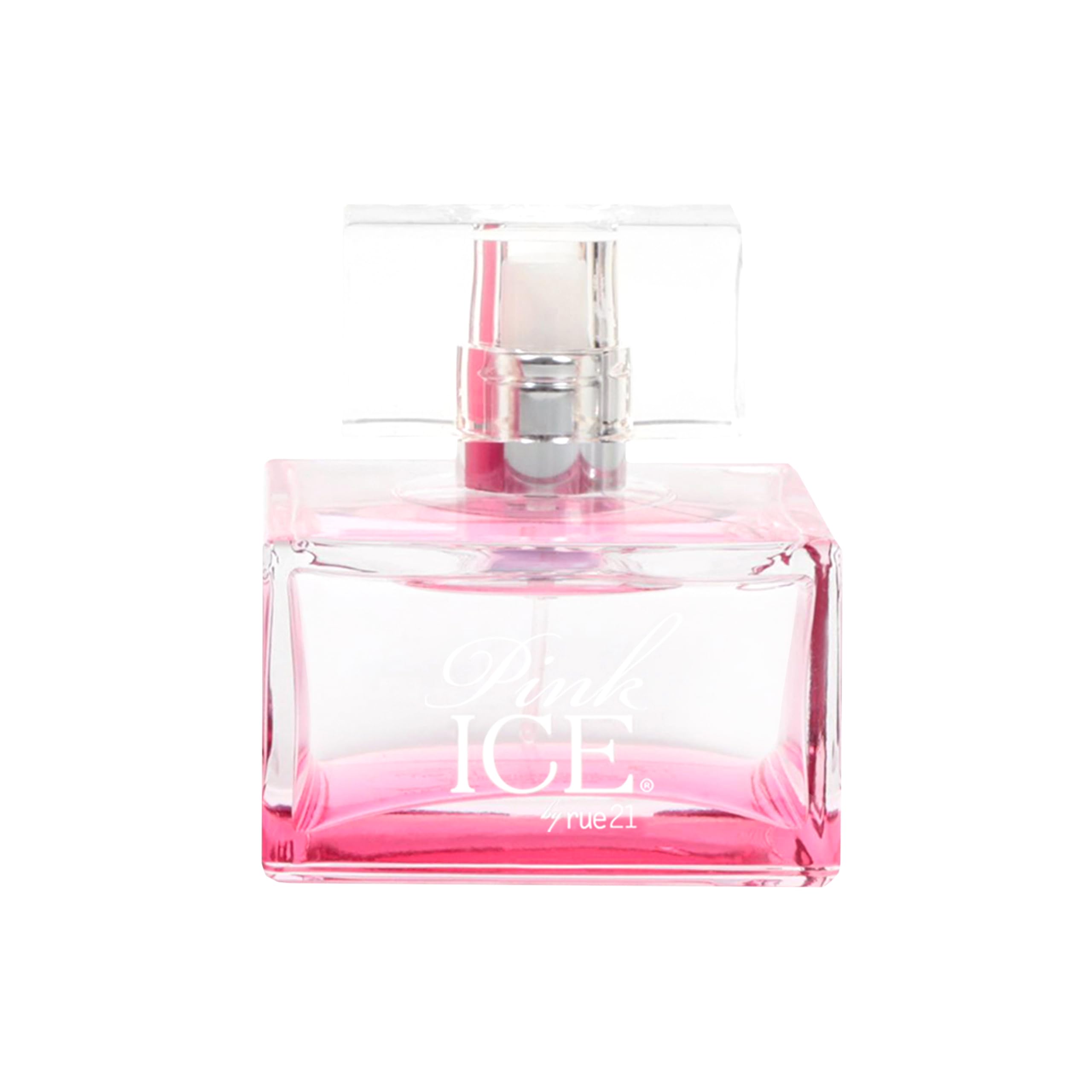 Rue 21 Pink Ice Eau de Parfum bottle ready for daily wear and portability