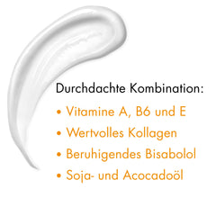RUGARD Vitamin Cream application on skin, smooth and soothing hydration.