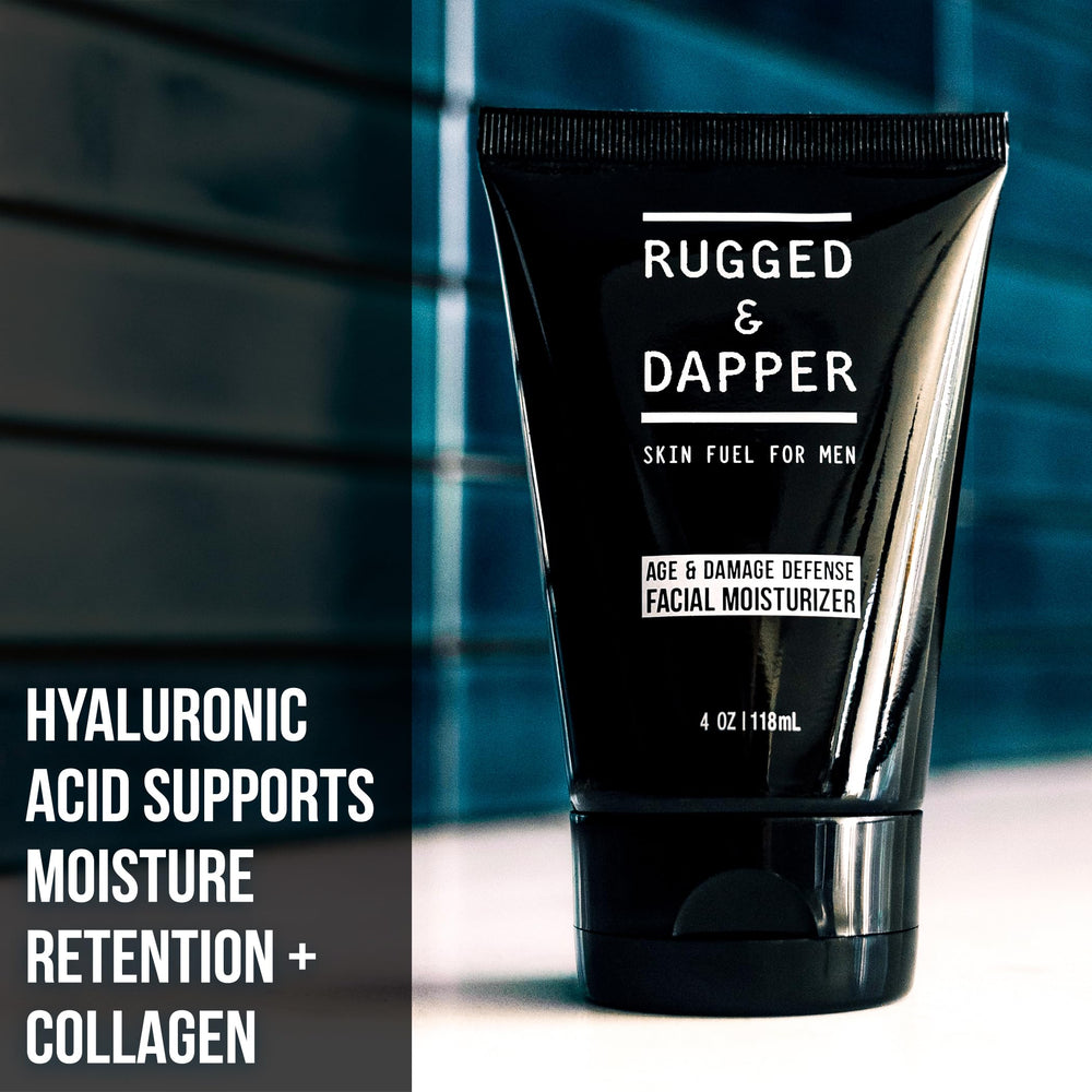 RUGGED & DAPPER peptides benefit highlighting anti-aging support
