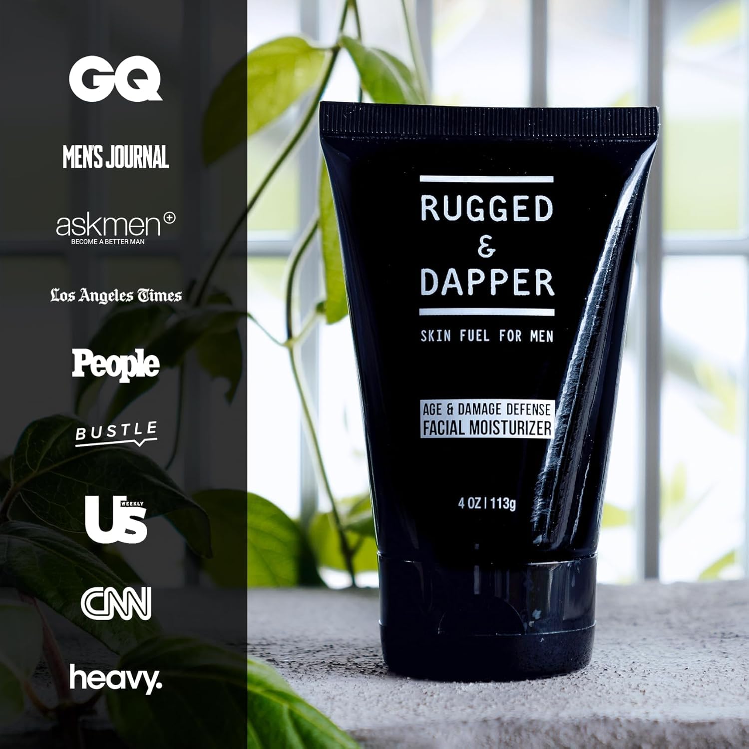 RUGGED & DAPPER quick absorption shot for morning routine