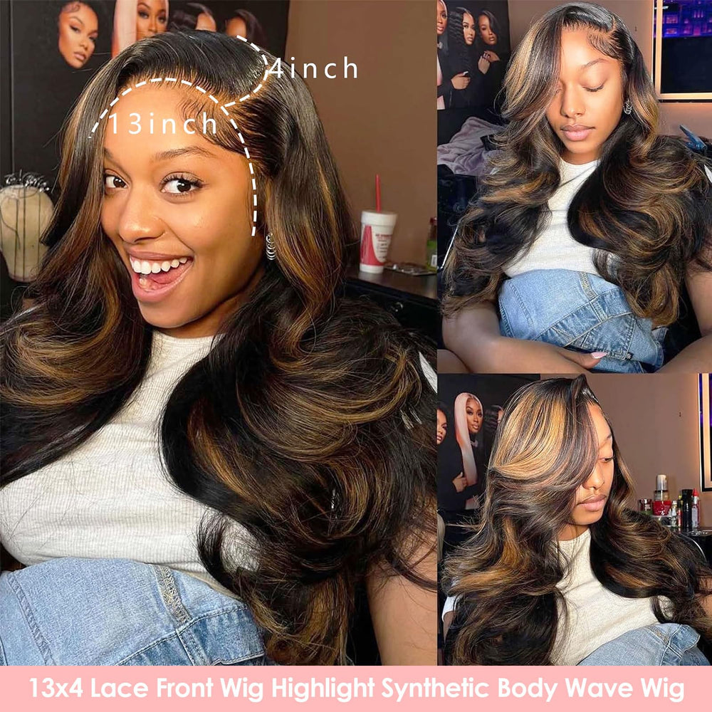 Ruiieea honey blonde wig ideal for daily use