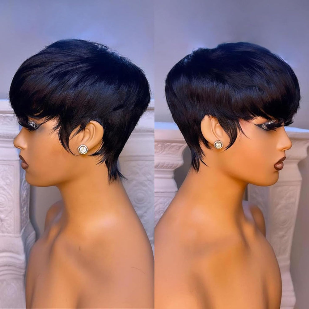 RUISENNA Pixie Cut Wig daily wear idea for quick transformation.