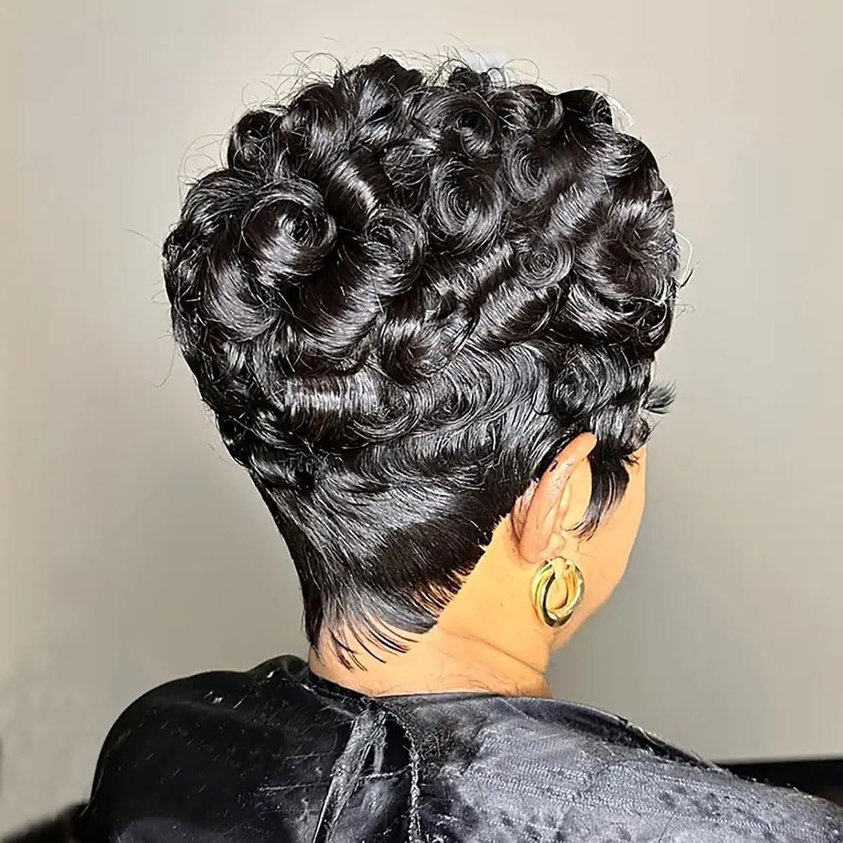 RUISENNA short pixie wig stylable easy care for quick mornings