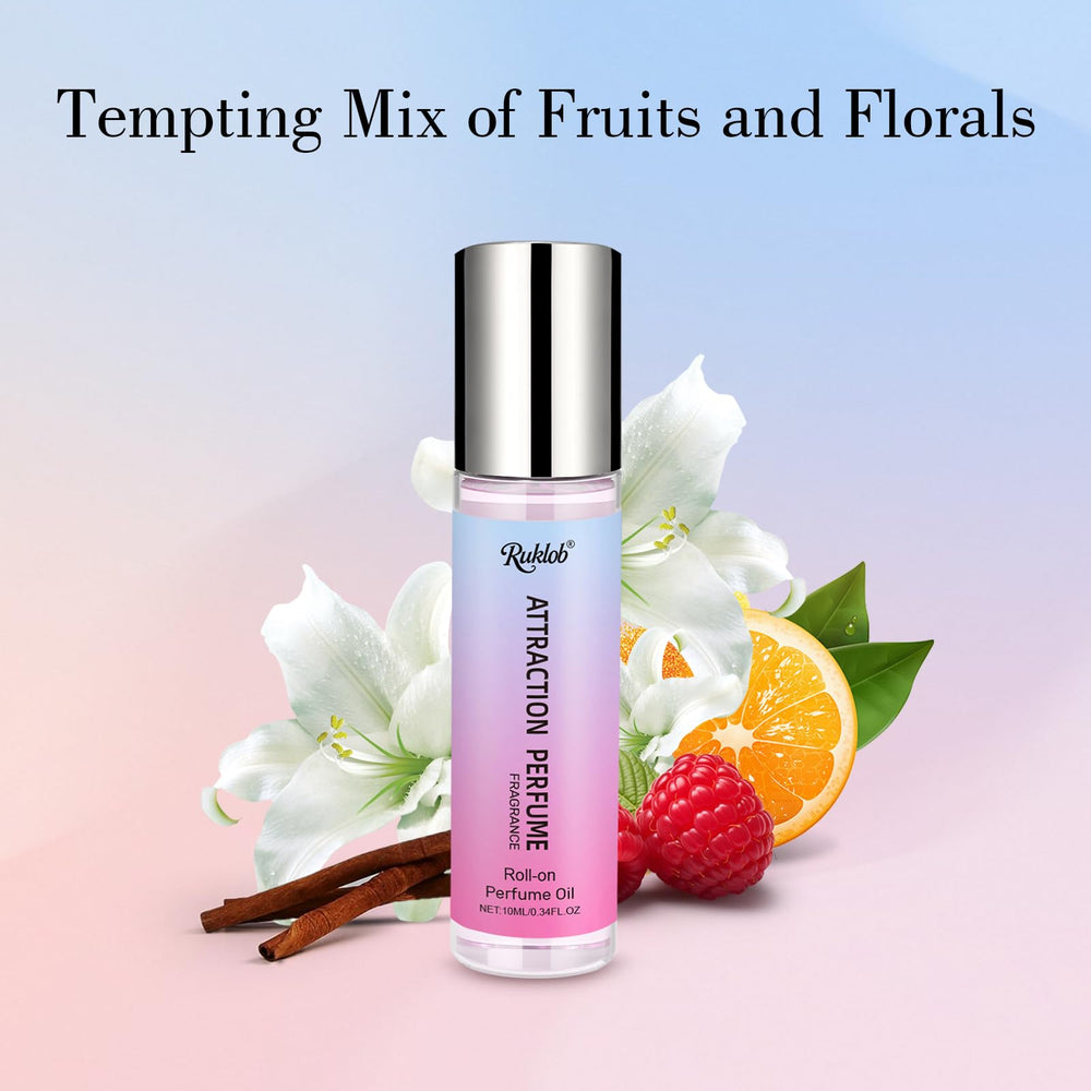 Ruklob travel-size perfume oil in a compact bottle, perfect for pockets and purses.
