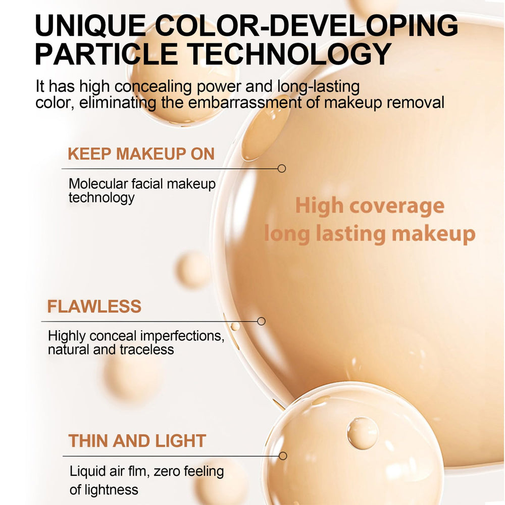 Rulinal Foundation 4in1 hydrating, silky texture glides on for comfortable daily wear.