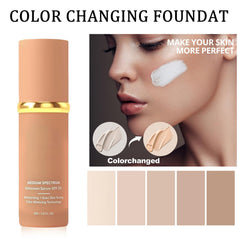 Rulinal Foundation 4in1 longwear waterproof finish resists sweat during workouts.