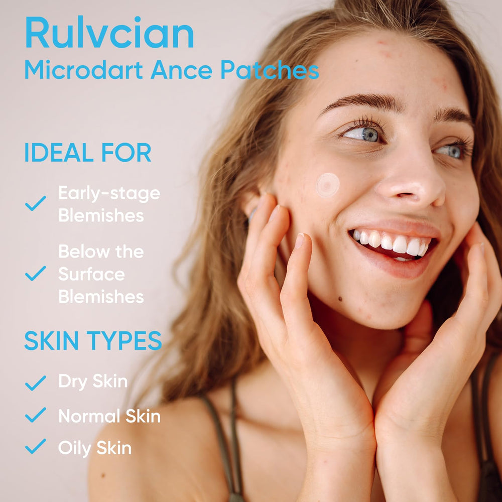 Rulvcian large rectangular patch 16-count offers broad coverage for larger blemishes.