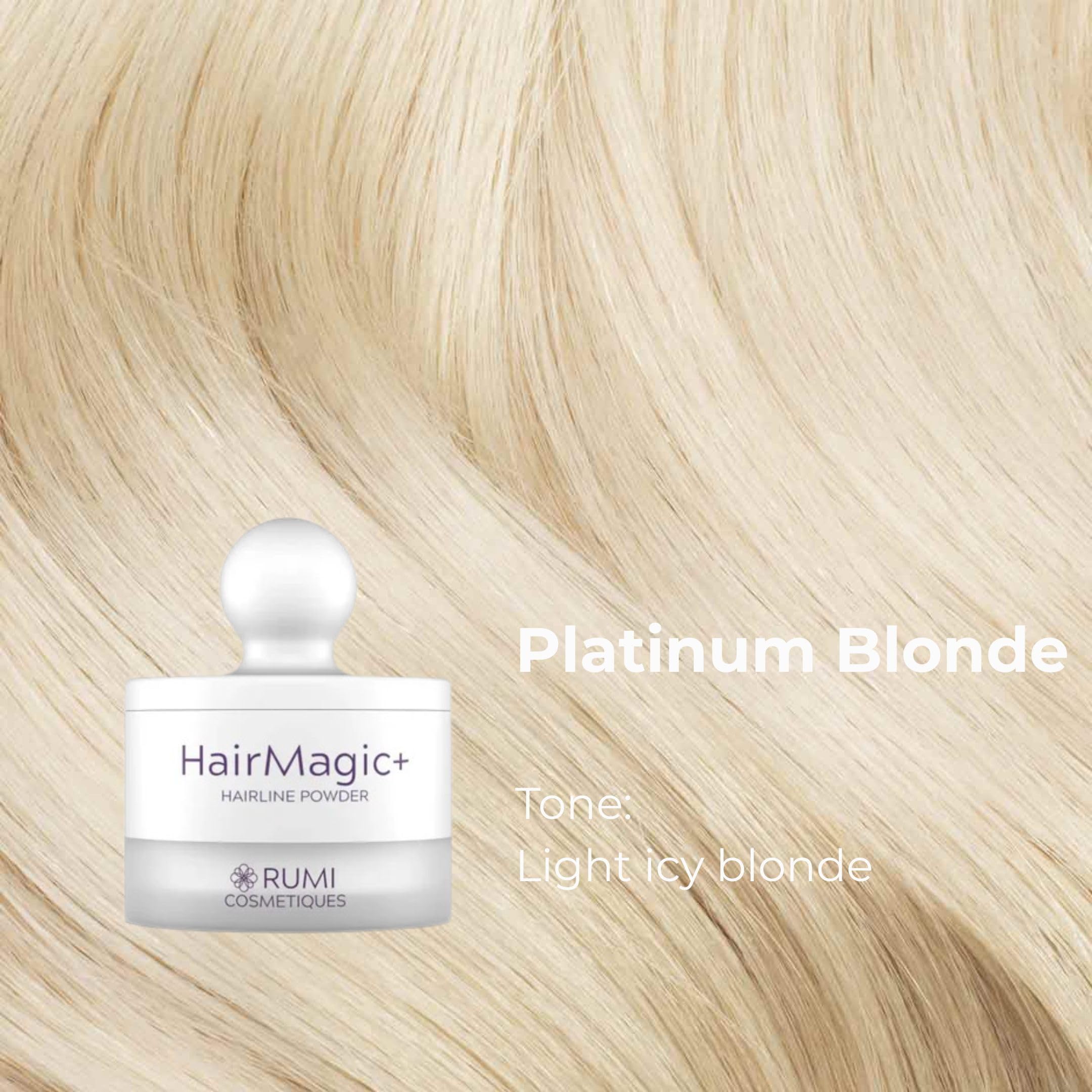 Rumi Cosmetiques HairMagic+ application brush for precise, mess-free touch-ups.