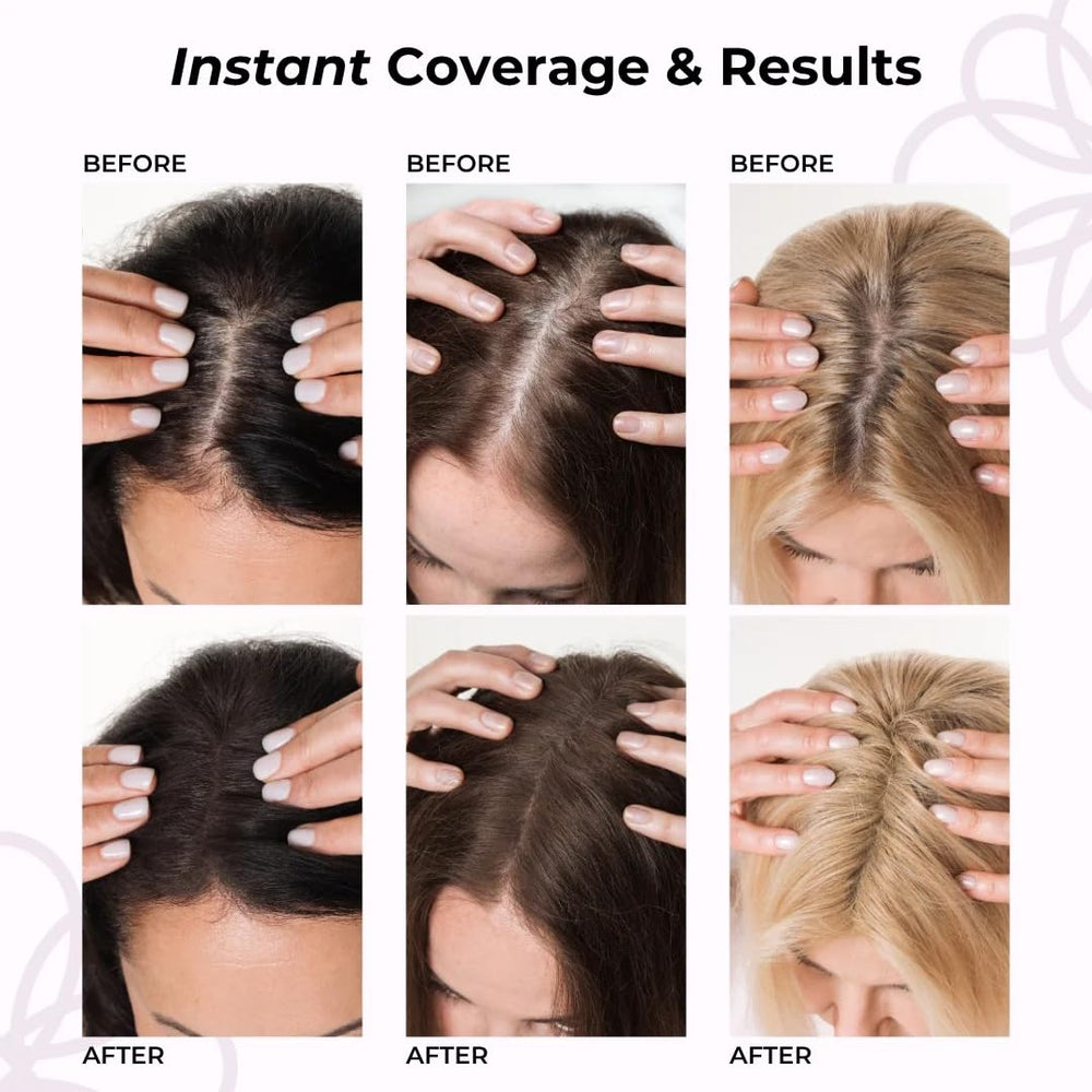 Rumi Cosmetiques HairMagic+ water-resistant formula stays in place in humidity.