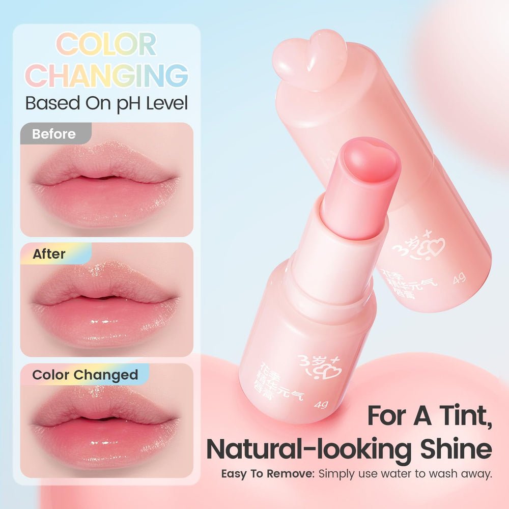 RUNBEN lip balm application swatch for smooth, non-greasy wear.