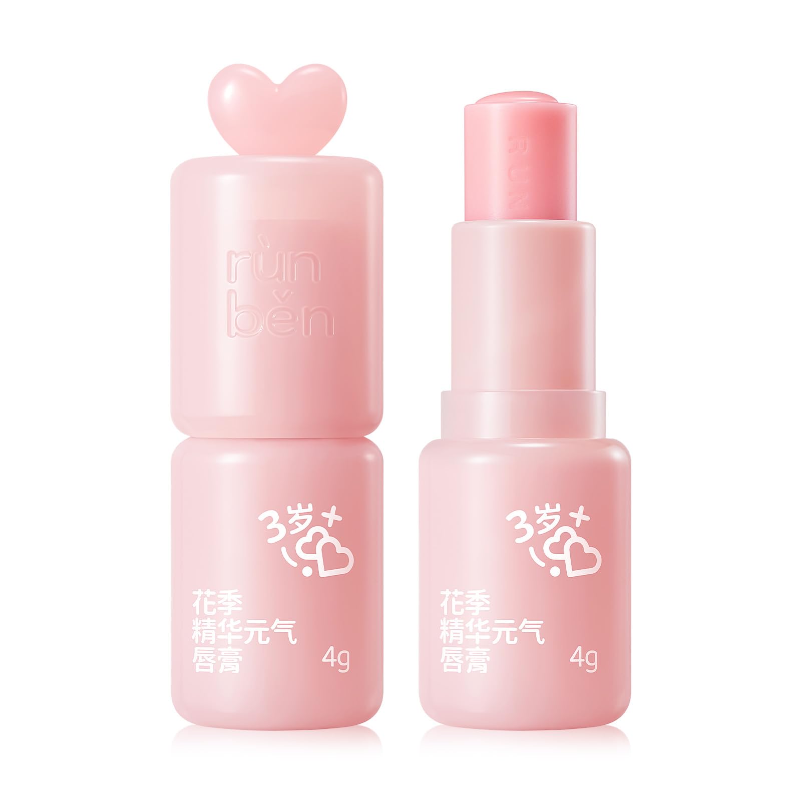 RUNBEN color-changing lip balm bottle shows kid-friendly hydration.