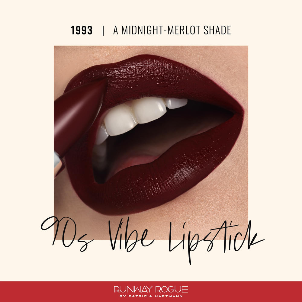 Runway Rogue 1993 swipe-on look highlights easy application and buildable color