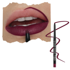 Runway Rogue Designer Liner Lip Pencil in Throwback enhances lip contour and definition.