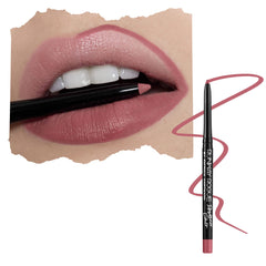 Runway Rogue Designer Liner Pencil in Camera Ready defines lips with a precise matte edge.