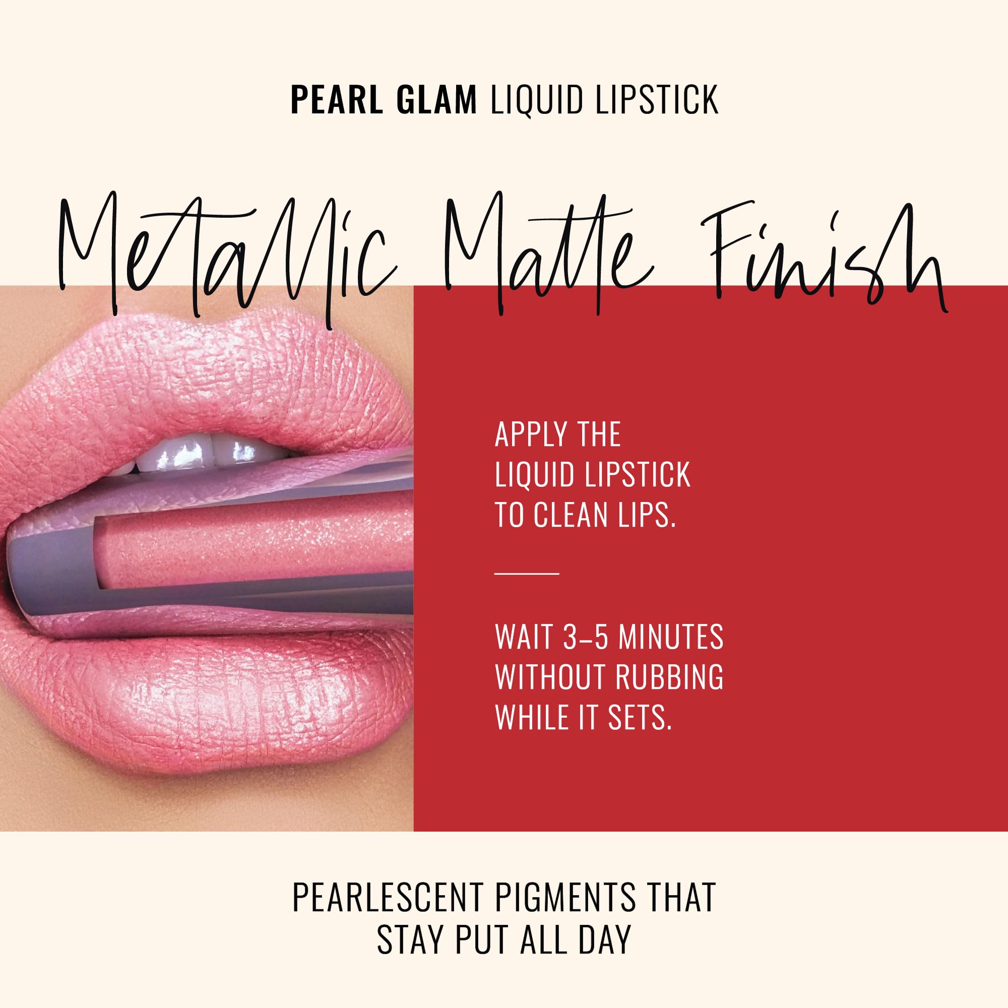 Go See swatches on arm showing gold-rose shimmer.