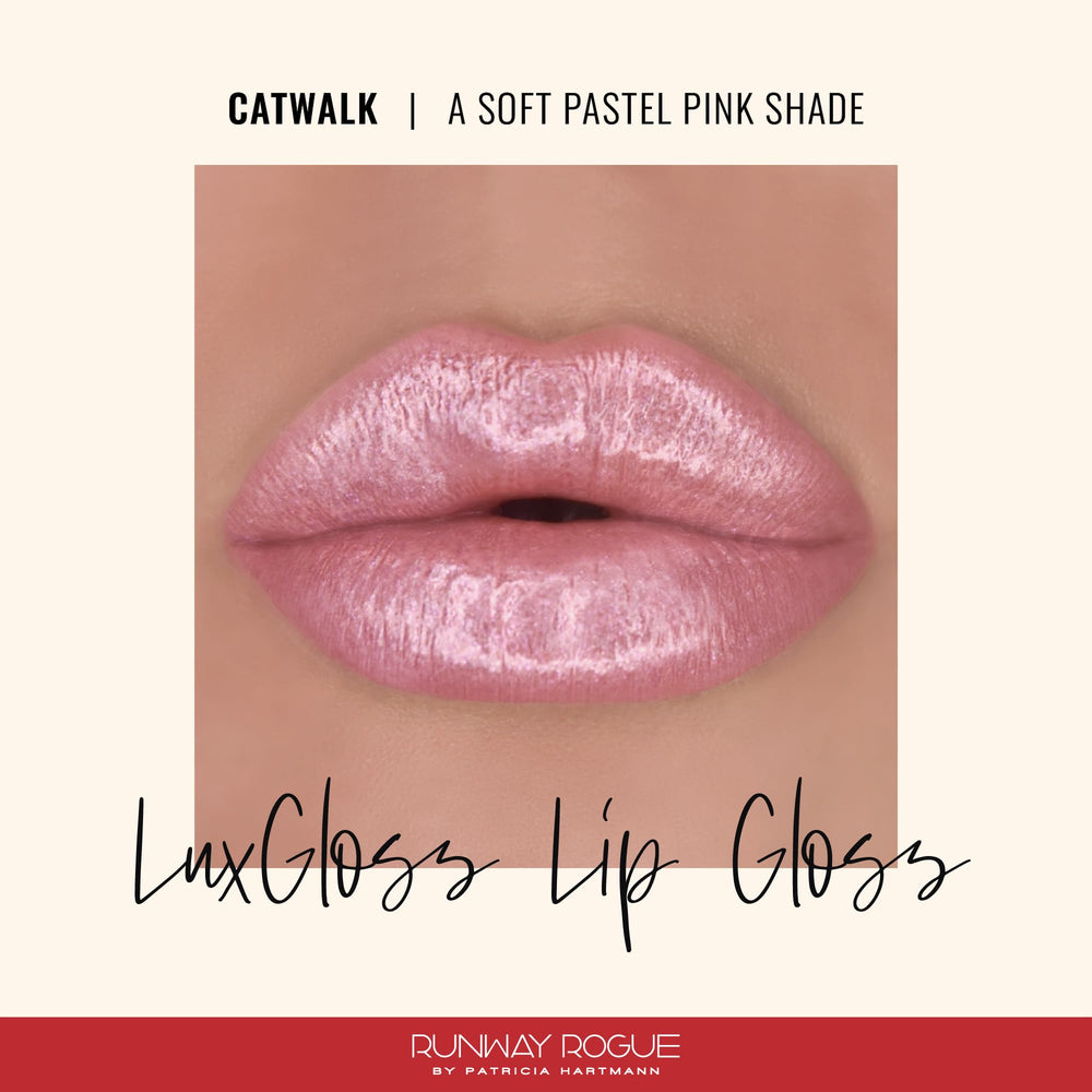 Runway Rogue LuxGloss high-pigment shimmer provides bold color with a light-reflecting finish.