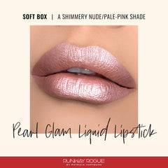 Runway Rogue Pearl Glam soft-box applicator applying precise, even color.