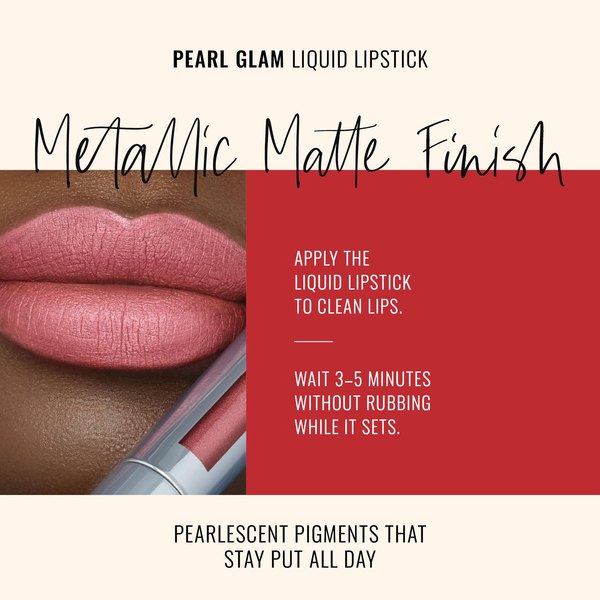 Starlet lip swatch demonstrating long-wear color that lasts through sipping.