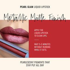 Runway Rogue Pearl Glam swatches in berry-bronze shade